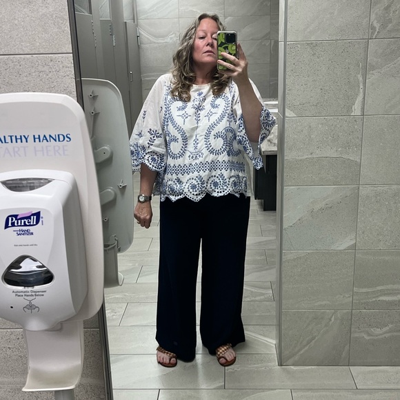 Tory Burch Mariana Top in White Size XL - Picture 8 of 16